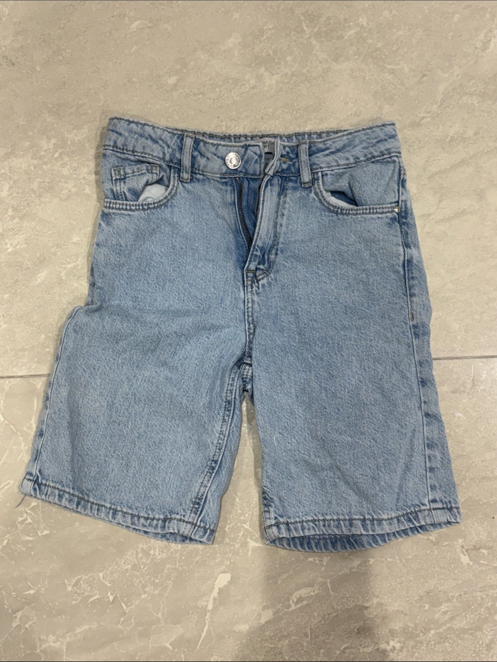 Primark Kids Light Wash Denim Shorts